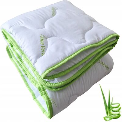 nieznany producent KOŁDRA CAŁOROCZNA 140x200 ANTYALERGICZNA ALOE VERA POLSKA 300GSM nieznany producent KOŁDRA CAŁOROCZNA 140x200 ANTYALERGICZNA ALOE VERA POLSKA 300GSM