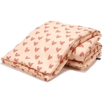 Kołdra Dziecięca Bawełniana Xl 150X200 Heartbeat Pink La Millou Kołdra Dziecięca Bawełniana Xl 150X200 Heartbeat Pink La Millou