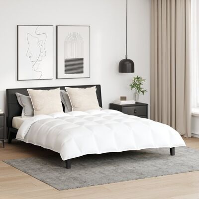 vidaXL Kołdra Inny z poduszką 3 pcs Biały 200 x 200 cm Pu vidaXL Kołdra Inny z poduszką 3 pcs Biały 200 x 200 cm Pu