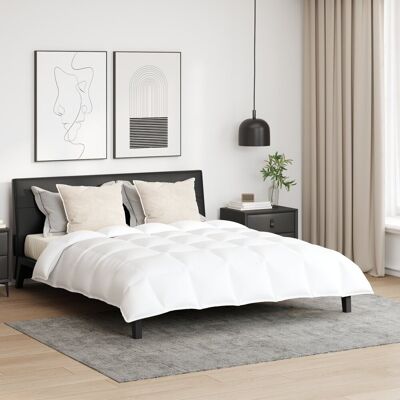 vidaXL Kołdra Inny z poduszką 3 pcs Biały 240 x 220 cm Pu vidaXL Kołdra Inny z poduszką 3 pcs Biały 240 x 220 cm Pu