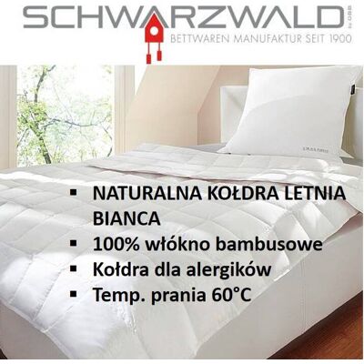 VOSSEN Kołdra letnia 155x200 cm Bianca Light bambusowa VOSSEN Kołdra letnia 155x200 cm Bianca Light bambusowa