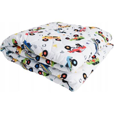 Textom Kołdra Letnia Cienka 140X200 Dla Dziecka Antyalergiczna Polski Produkt Auta Textom Kołdra Letnia Cienka 140X200 Dla Dziecka Antyalergiczna Polski Produkt Auta