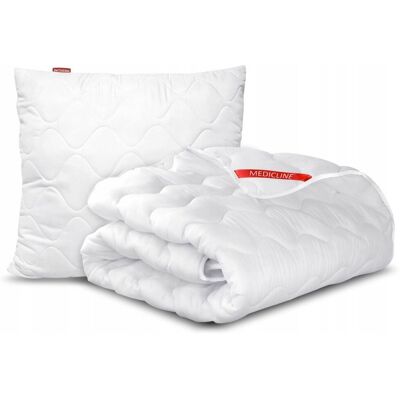 KOŁDRA MEDICLINE 140x200 ANTYALERGICZNA CAŁOROCZNA + PODUSZKA 70x80 KOŁDRA MEDICLINE 140x200 ANTYALERGICZNA CAŁOROCZNA + PODUSZKA 70x80