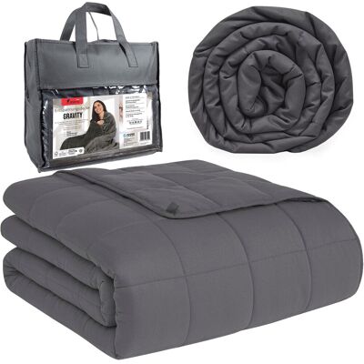 SEVERNO Home Kołdra obciążeniowa, koc sensoryczny antystresowy 150x200 cm, 6.8 kg, Gravity 6 + torba SEVERNO Home Kołdra obciążeniowa, koc sensoryczny antystresowy 150x200 cm, 6.8 kg, Gravity 6 + torba