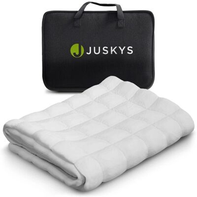 Juskys KOŁDRA OBCIĄŻĘNIOWA TERAPEUTYCZNA 5 KG KOC SENSORYCZNY 135X200 CM DOBRY SEN Juskys KOŁDRA OBCIĄŻĘNIOWA TERAPEUTYCZNA 5 KG KOC SENSORYCZNY 135X200 CM DOBRY SEN