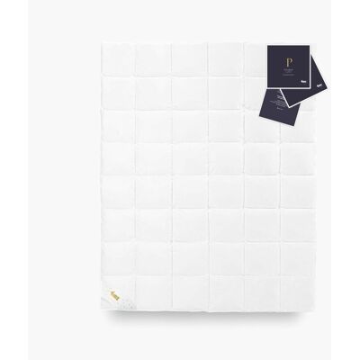 AMZ Kołdra puchowa 155x200 Premium gold całoroczna 620g biała AMZ Kołdra puchowa 155x200 Premium gold całoroczna 620g biała