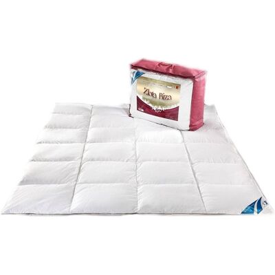 Kołdra puchowa 160x200 Złota Biza 1500g AMW Kołdra puchowa 160x200 Złota Biza 1500g AMW
