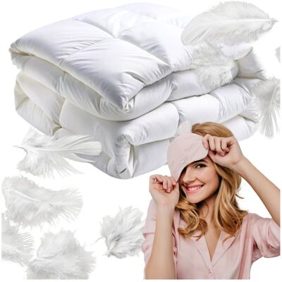 Inny producent Kołdra Puchowa 200x220 ZIMOWA 3KG 100% Antyalergiczna ZDROWOTNA BIAŁA Inny producent Kołdra Puchowa 200x220 ZIMOWA 3KG 100% Antyalergiczna ZDROWOTNA BIAŁA