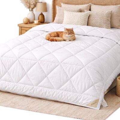 Inny producent Kołdra z wełny alpaki 200x220 całoroczna naturalna eko bawełna batyst premium Inny producent Kołdra z wełny alpaki 200x220 całoroczna naturalna eko bawełna batyst premium