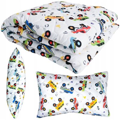 Textom Komplet 160X200+50X60 Kołdra+Poduszka Na Lato Dla Dziecka Pikowany-Polski Textom Komplet 160X200+50X60 Kołdra+Poduszka Na Lato Dla Dziecka Pikowany-Polski