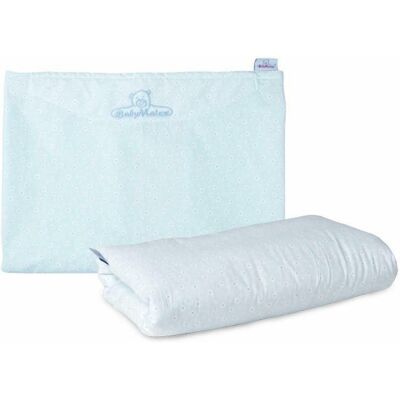 BabyMatex Komplet do karmienia Fiddy Set fartuch poduszka niebieski kwiatuszki TDFSF-24 BabyMatex Komplet do karmienia Fiddy Set fartuch poduszka niebieski kwiatuszki TDFSF-24