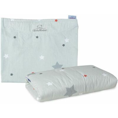 BabyMatex Komplet Do Karmienia Fiddy Set Fartuch Poduszka Szary Gwiazdki Tdfsf-42 BabyMatex Komplet Do Karmienia Fiddy Set Fartuch Poduszka Szary Gwiazdki Tdfsf-42