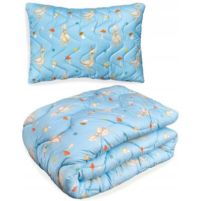 Textom KOMPLET PODUSZKA 70x80 I KOŁDRA 140x200 DLA DZIECI KACZUSZKI ANTYALERGICZNY Textom KOMPLET PODUSZKA 70x80 I KOŁDRA 140x200 DLA DZIECI KACZUSZKI ANTYALERGICZNY