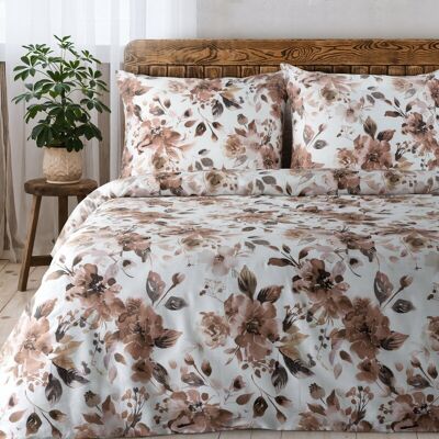 Eurofirany Komplet pościei Spring 140x200 + poszewka na poduszkę 70x80 Motyw Kwiatowy Róż Eurofirany Komplet pościei Spring 140x200 + poszewka na poduszkę 70x80 Motyw Kwiatowy Róż