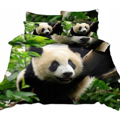 Inny producent KOMPLET POŚCIELI 160x200 + 2 POSZEWKI I PRZEŚCIERADŁO PANDA PANDY Inny producent KOMPLET POŚCIELI 160x200 + 2 POSZEWKI I PRZEŚCIERADŁO PANDA PANDY