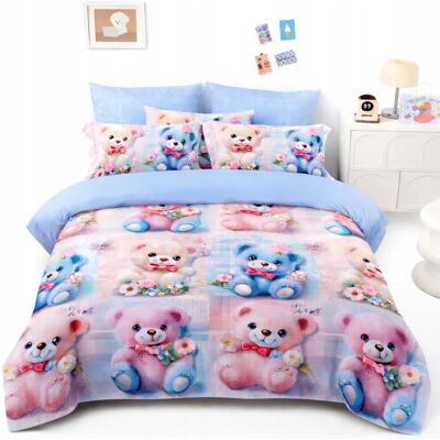 Inny producent KOMPLET POŚCIELI 160x200 + 2 POSZEWKI NA PODUSZKI MISIE MIŚKI Inny producent KOMPLET POŚCIELI 160x200 + 2 POSZEWKI NA PODUSZKI MISIE MIŚKI