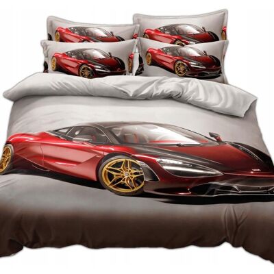 Inny producent Komplet Pościeli 160x200 Dwie Poszewki Na Poduszki Pościel Auto Sportowe Inny producent Komplet Pościeli 160x200 Dwie Poszewki Na Poduszki Pościel Auto Sportowe
