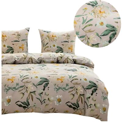 Cotton World Komplet Pościeli 3d 160x200 + 2x70/80 Kwiatowa Łąka Satyna Bawełniana 3091 Cotton World Komplet Pościeli 3d 160x200 + 2x70/80 Kwiatowa Łąka Satyna Bawełniana 3091