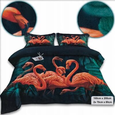 Inny producent Komplet Pościeli 3d 160x200 Flamingi Dwie Poszewki Na Poduszki 70x80 Inny producent Komplet Pościeli 3d 160x200 Flamingi Dwie Poszewki Na Poduszki 70x80