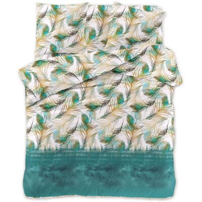 Cotton World Komplet Pościeli 3D Liście 160X200 4-Częściowy Cotton World Komplet Pościeli 3D Liście 160X200 4-Częściowy