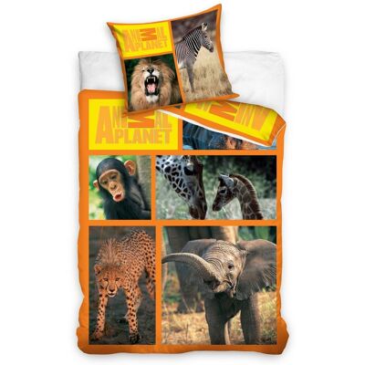 Carbotex Komplet Pościeli Animal Planet Dzikie Zwierzęta 135 X 200 Cm, 70 X 80 Cm Carbotex Komplet Pościeli Animal Planet Dzikie Zwierzęta 135 X 200 Cm, 70 X 80 Cm