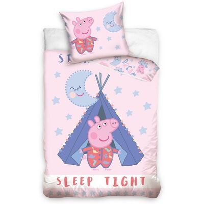 Carbotex Komplet Pościeli Bawełna 135X200Cm Świnka Peppa Carbotex Komplet Pościeli Bawełna 135X200Cm Świnka Peppa