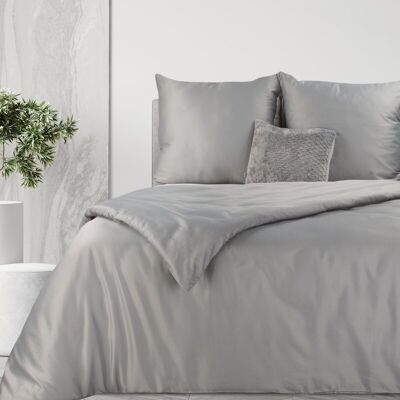Eurofirany Komplet pościeli Harmony 160x200 + poszewka na poduszkę 70x80 x2 Szara Eurofirany Komplet pościeli Harmony 160x200 + poszewka na poduszkę 70x80 x2 Szara