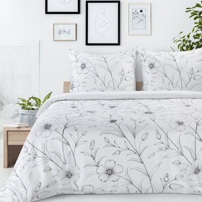 Eurofirany Komplet pościeli Spring 140x200 + poszewka na poduszkę 70x80 Delikatne kwiaty Eurofirany Komplet pościeli Spring 140x200 + poszewka na poduszkę 70x80 Delikatne kwiaty