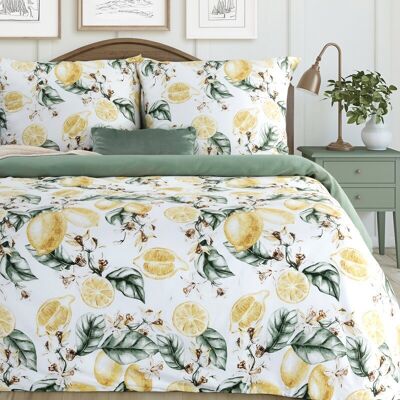 Eurofirany Komplet pościeli Spring 140x200 + poszewka na poduszkę 70x80 Żółte kwiaty Eurofirany Komplet pościeli Spring 140x200 + poszewka na poduszkę 70x80 Żółte kwiaty