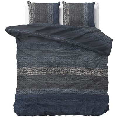 DreamHouse Kpl 200x220 FL GRADIENT KNITS niebieski flanela DreamHouse Kpl 200x220 FL GRADIENT KNITS niebieski flanela