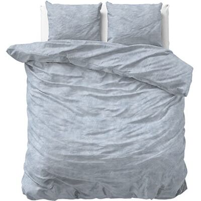 Sleeptime Kpl 240x220 FL TWIN WASHED COTTON niebieski flanela Sleeptime Kpl 240x220 FL TWIN WASHED COTTON niebieski flanela