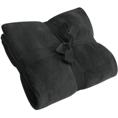 L-Merch Koc Jeden Kolor Microflush (OS / Czarny) L-Merch Koc Jeden Kolor Microflush (OS / Czarny)