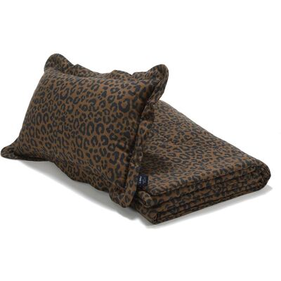 La Millou - Komplet Pościeli Bamboo LEOPARD CHOCO by Magdalena Lamparska La Millou - Komplet Pościeli Bamboo LEOPARD CHOCO by Magdalena Lamparska