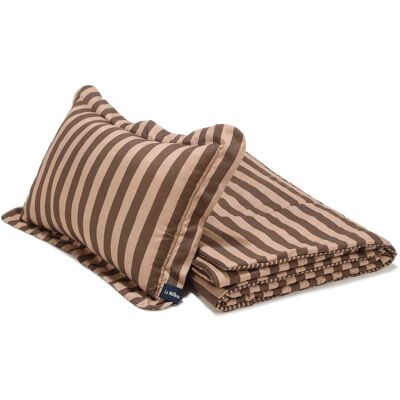 La Millou - Komplet Pościeli Bamboo STRIPES BROWN La Millou - Komplet Pościeli Bamboo STRIPES BROWN