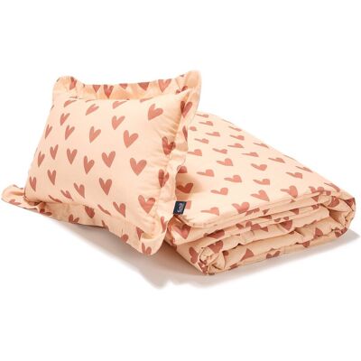 La Millou - Komplet Pościeli Bawełnianej HEARTBEAT PINK XL La Millou - Komplet Pościeli Bawełnianej HEARTBEAT PINK XL
