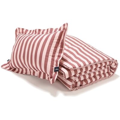 La Millou - Komplet Pościeli Bawełnianej STRIPES PINK La Millou - Komplet Pościeli Bawełnianej STRIPES PINK