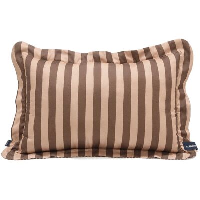 La Millou - Poduszka Do Spania Bamboo Stripes Brown La Millou - Poduszka Do Spania Bamboo Stripes Brown