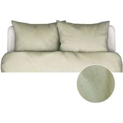 Marc O' Polo Komplet 2 Poszewek Na Poduszki Senja 50x70cm Jasnozielony W Drobną Jodełkę Marc O' Polo Komplet 2 Poszewek Na Poduszki Senja 50x70cm Jasnozielony W Drobną Jodełkę