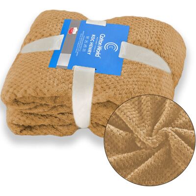 Cotton World Miękki Koc 160x200 Narzuta Pled Mikrofibra Prezent Cotton World Miękki Koc 160x200 Narzuta Pled Mikrofibra Prezent