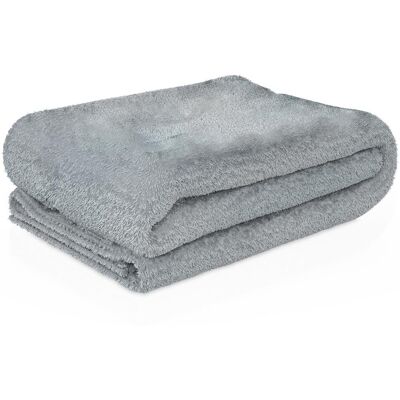 Intirilife Miękki koc 200 x 150 cm w kolorze STONE SZARY - puszysty ciepły koc jako koc na kanapę, koc do mieszkania koc polarowy wewnątrz na zewnątrz Intirilife Miękki koc 200 x 150 cm w kolorze STONE SZARY - puszysty ciepły koc jako koc na kanapę, koc do mieszkania koc polarowy wewnątrz na zewnątrz