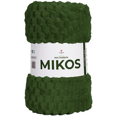 Markizeta MIKOS koc dekoracyjny, 160x200cm, kolor 010 ciemny zielony MIKOS0/KOD/010/160200/1 Markizeta MIKOS koc dekoracyjny, 160x200cm, kolor 010 ciemny zielony MIKOS0/KOD/010/160200/1