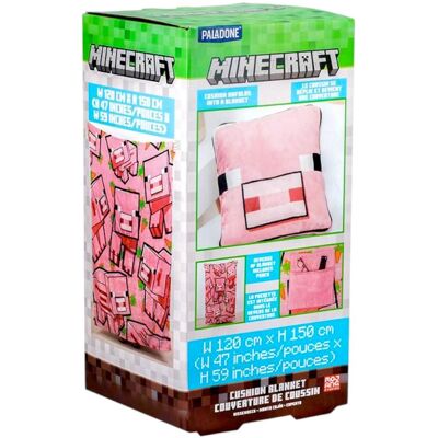 Paladone Minecraft Świniak Poduszka Koc - Poduszka Koc Paladone Minecraft Świniak Poduszka Koc - Poduszka Koc