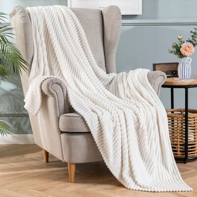 inna (Inny) MIULEE Flanelowy koc polarowy 170 x 210 cm - beżowy inna (Inny) MIULEE Flanelowy koc polarowy 170 x 210 cm - beżowy