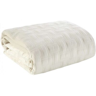 Eurofirany Narzuta 170 x 210 Pikowana Velvet wz. Ria3 Krem - 170x210 Eurofirany Narzuta 170 x 210 Pikowana Velvet wz. Ria3 Krem - 170x210