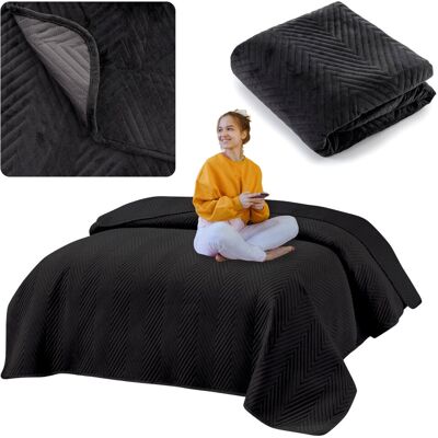 Łóżkoholicy Narzuta 170 x 210 Tłoczona Welurowa Marieta 03 Łóżkoholicy Narzuta 170 x 210 Tłoczona Welurowa Marieta 03