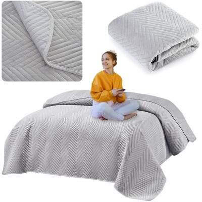 Łóżkoholicy Narzuta 170 x 210 Tłoczona Welurowa Marieta 04 Łóżkoholicy Narzuta 170 x 210 Tłoczona Welurowa Marieta 04