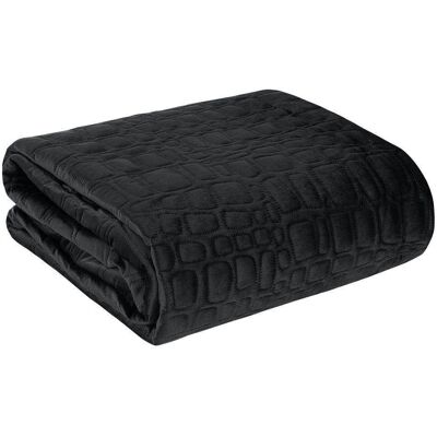 Narzuta 220 x 240 Eurofirany Velvet SALVIA7 CZARNY - 220x240 Narzuta 220 x 240 Eurofirany Velvet SALVIA7 CZARNY - 220x240