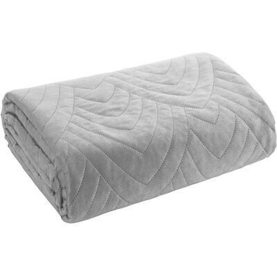 Eurofirany Narzuta 220x240 Pikowana Velvet Luiz6 Srebrny Eurofirany Narzuta 220x240 Pikowana Velvet Luiz6 Srebrny