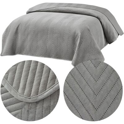 Łóżkoholicy Narzuta 220x240 Tłoczona Welurowa Marieta 01 Łóżkoholicy Narzuta 220x240 Tłoczona Welurowa Marieta 01