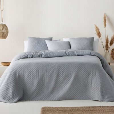 Inny producent Narzuta bawełniana 180x270cm lekka na łóżko antracyt wiosna lato Inny producent Narzuta bawełniana 180x270cm lekka na łóżko antracyt wiosna lato